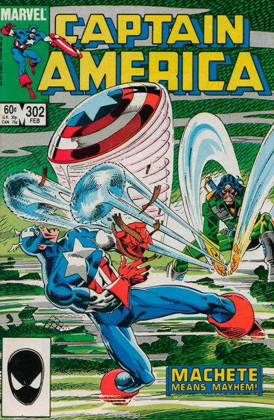 Captain America #302 [Direct]-Fine (5.5 – 7)