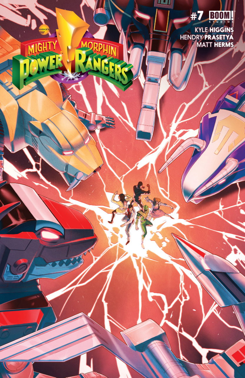 Mighty Morphin Power Rangers #7 Main Cover