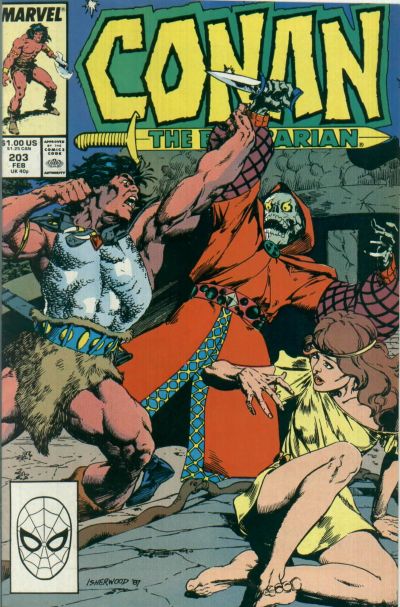 Conan The Barbarian #203 [Direct]-Fine (5.5 – 7)