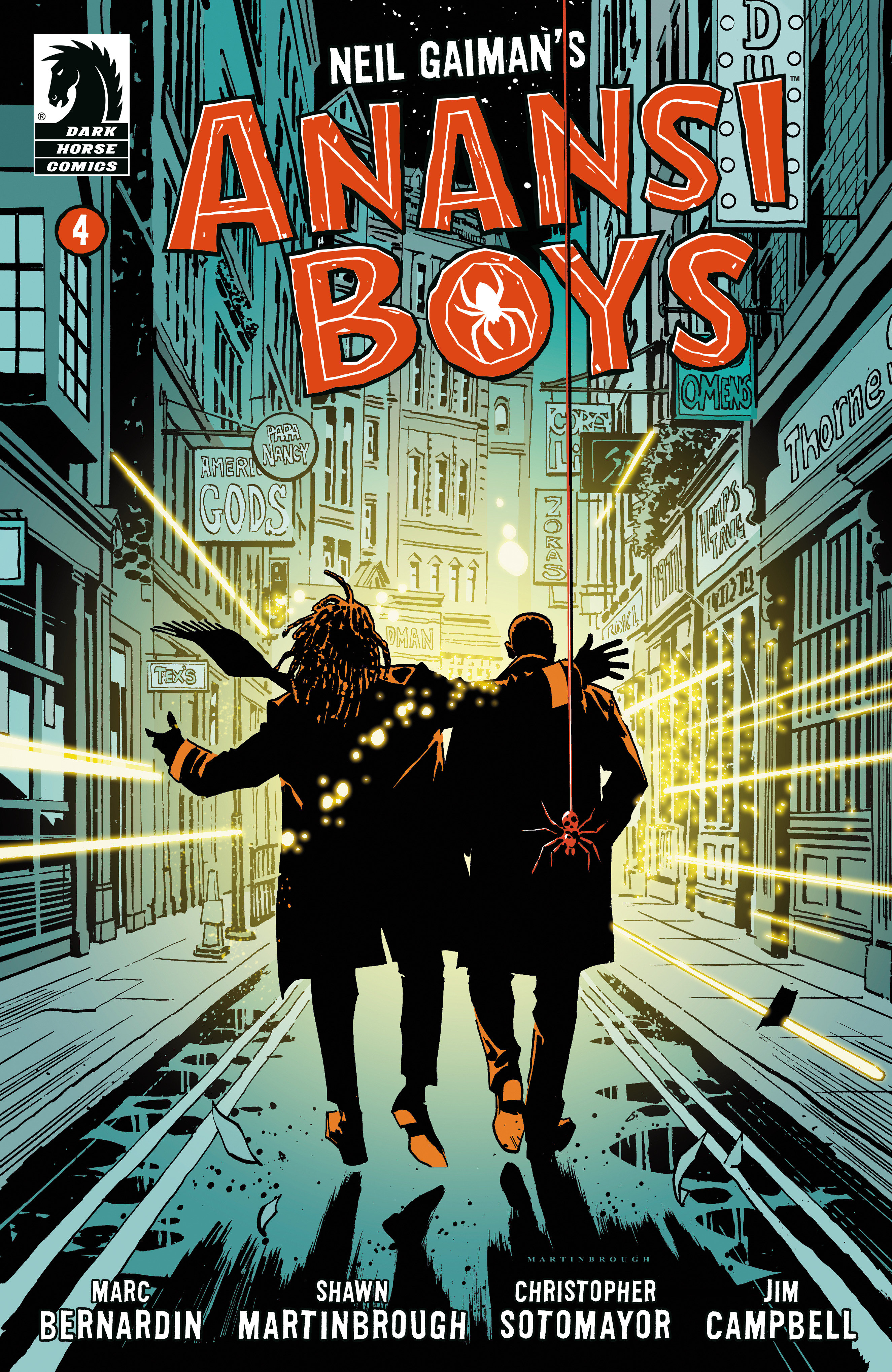 Anansi Boys #4 Cover B (Shawn Martinbrough)