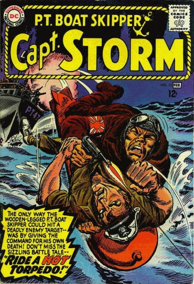 Capt. Storm #11 - G+, Detached Centerfold