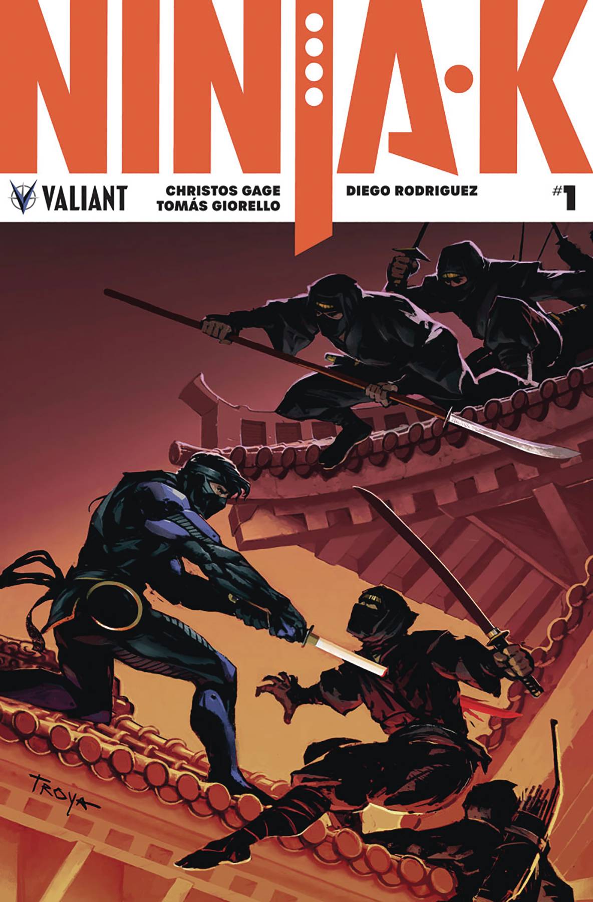 Ninja-k #1 Cover B Troya