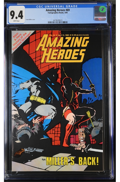 Amazing Heroes #69 Cgc 9.4