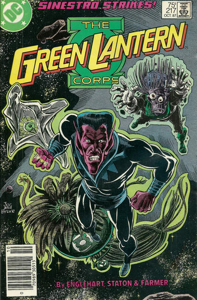 The Green Lantern Corps #217 [Newsstand]-Fine (5.5 – 7)