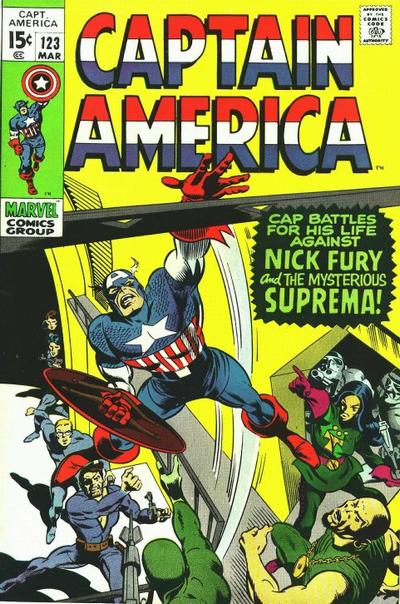 Captain America #123 - Fn/Vf 7.0