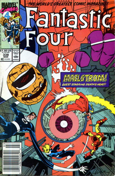 Fantastic Four #338 [Newsstand]-Very Fine