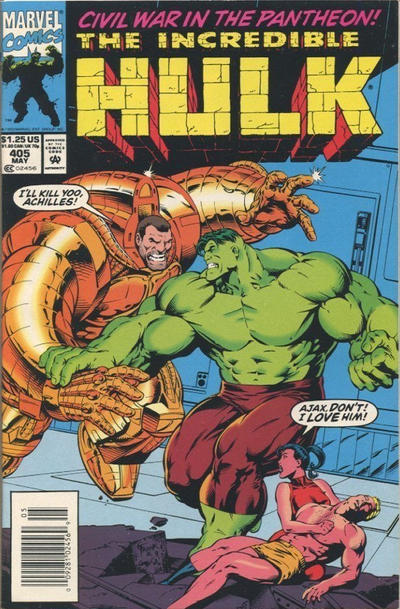 The Incredible Hulk #405 [Newsstand]-Near Mint (9.2 - 9.8)