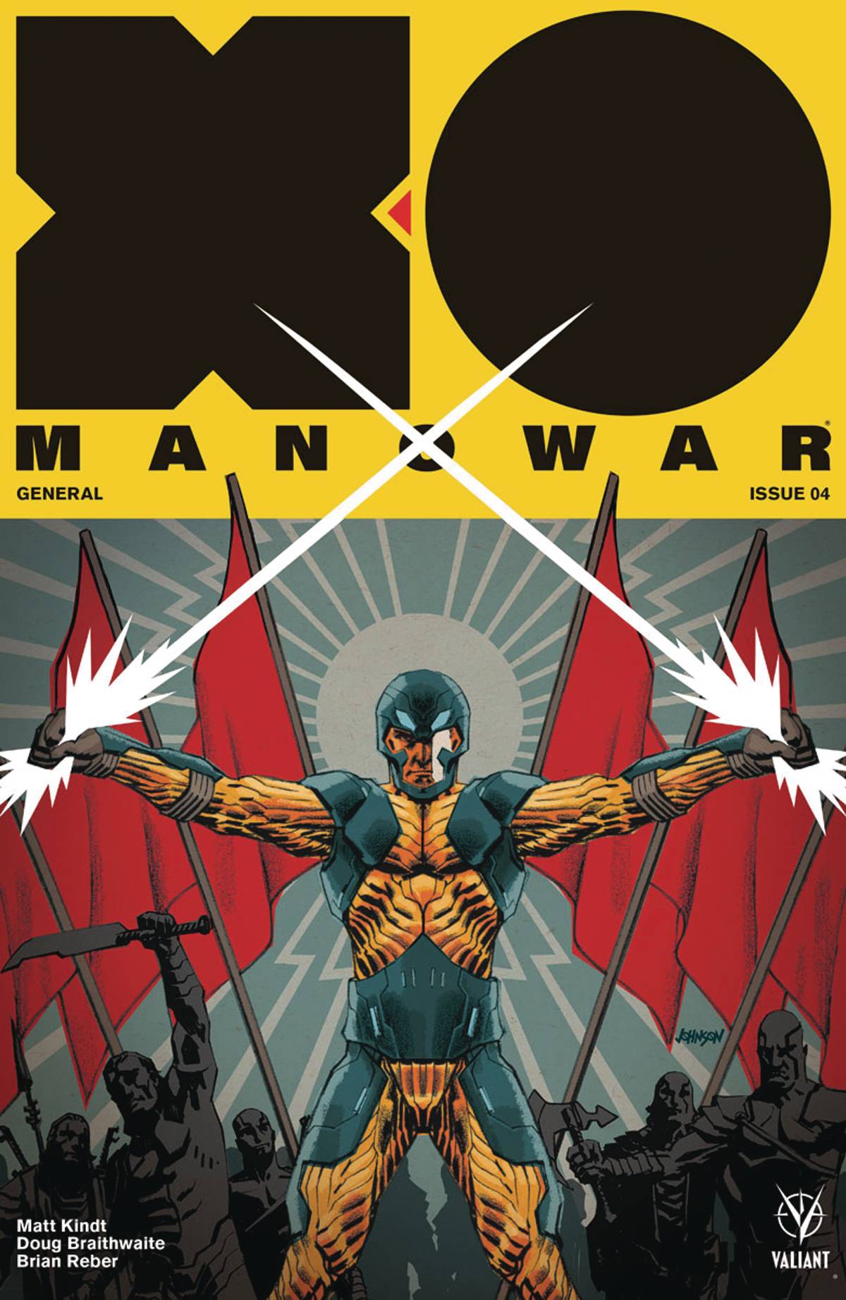 X-O Manowar #4 Cover B Johnson (2017)