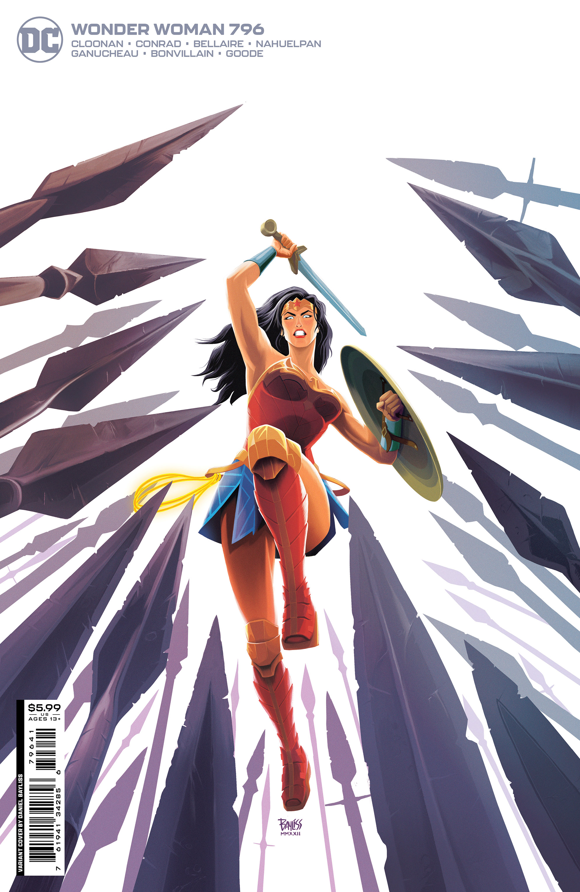 Wonder Woman #796 Cover C Daniel Bayliss Card Stock Variant (2016)
