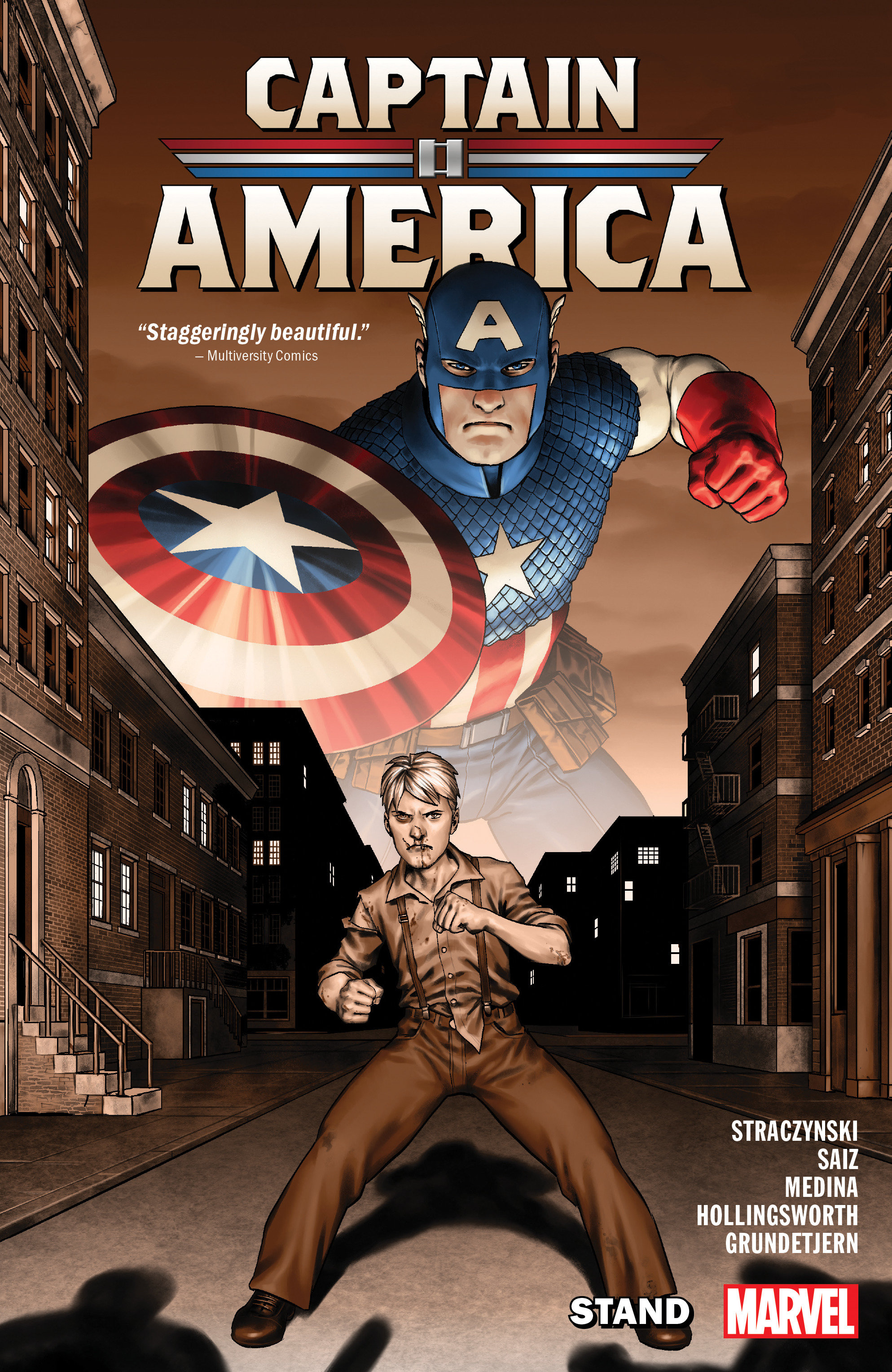 Captain America by J. Michael Straczynski Graphic Novel Volume 1 Stand