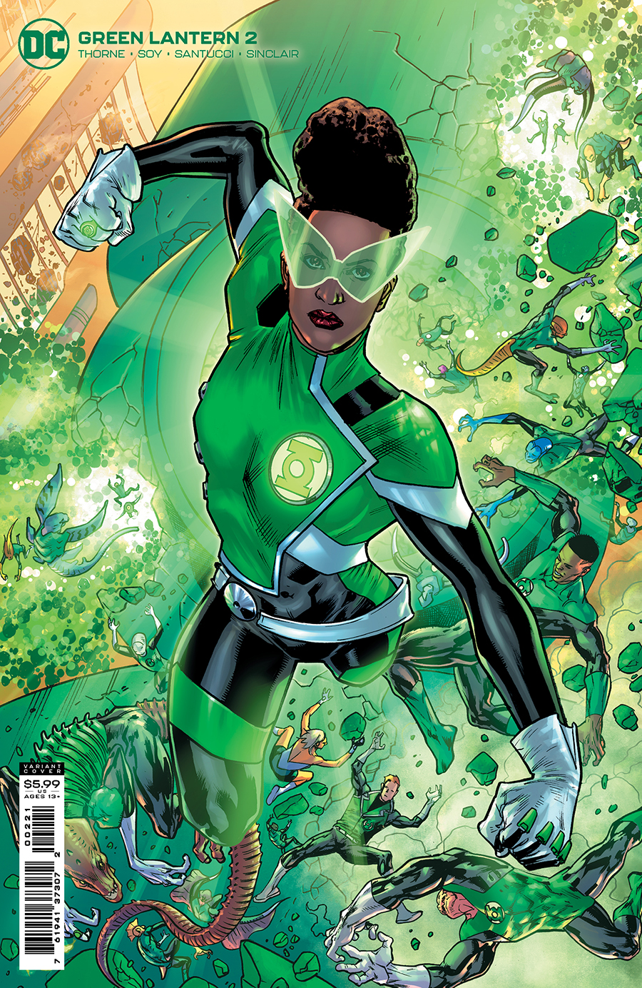 Green Lantern #2 Cover B Bryan Hitch Card Stock Variant (2021)