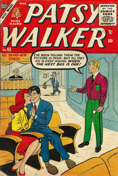 Patsy Walker #63-Fair, Tape On Spine Split