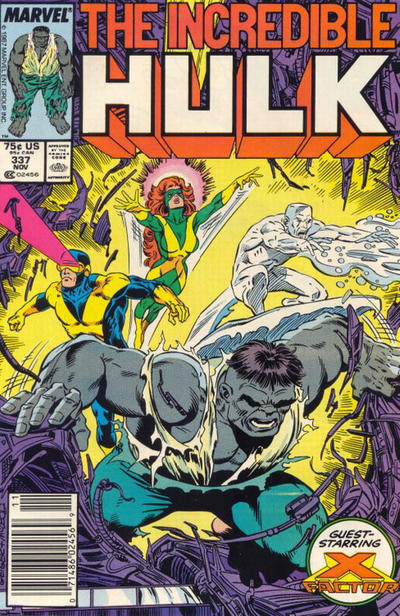 The Incredible Hulk #337 [Newsstand]-Fine