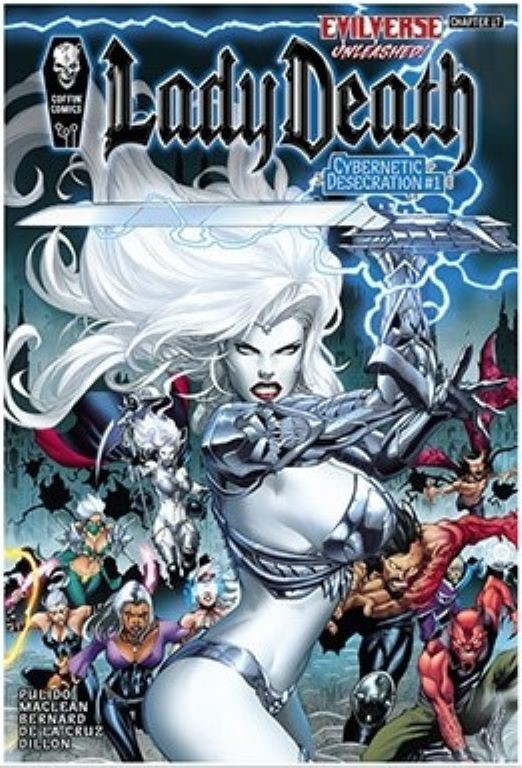 Lady Death: Cybernetic Desecration #1  - Premiere Edition