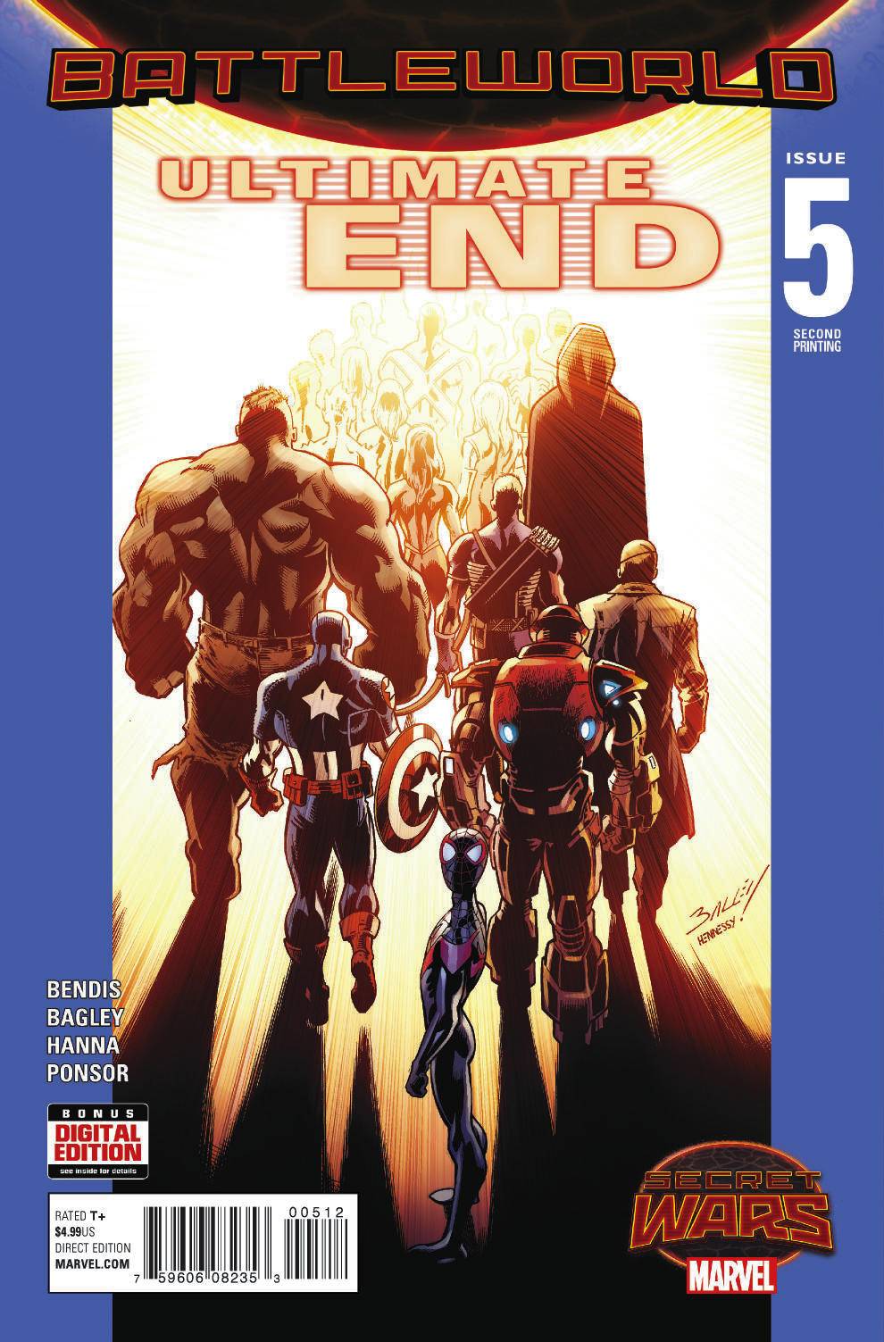 Ultimate End #5 (Bagley 2nd Printing Variant) (2015)
