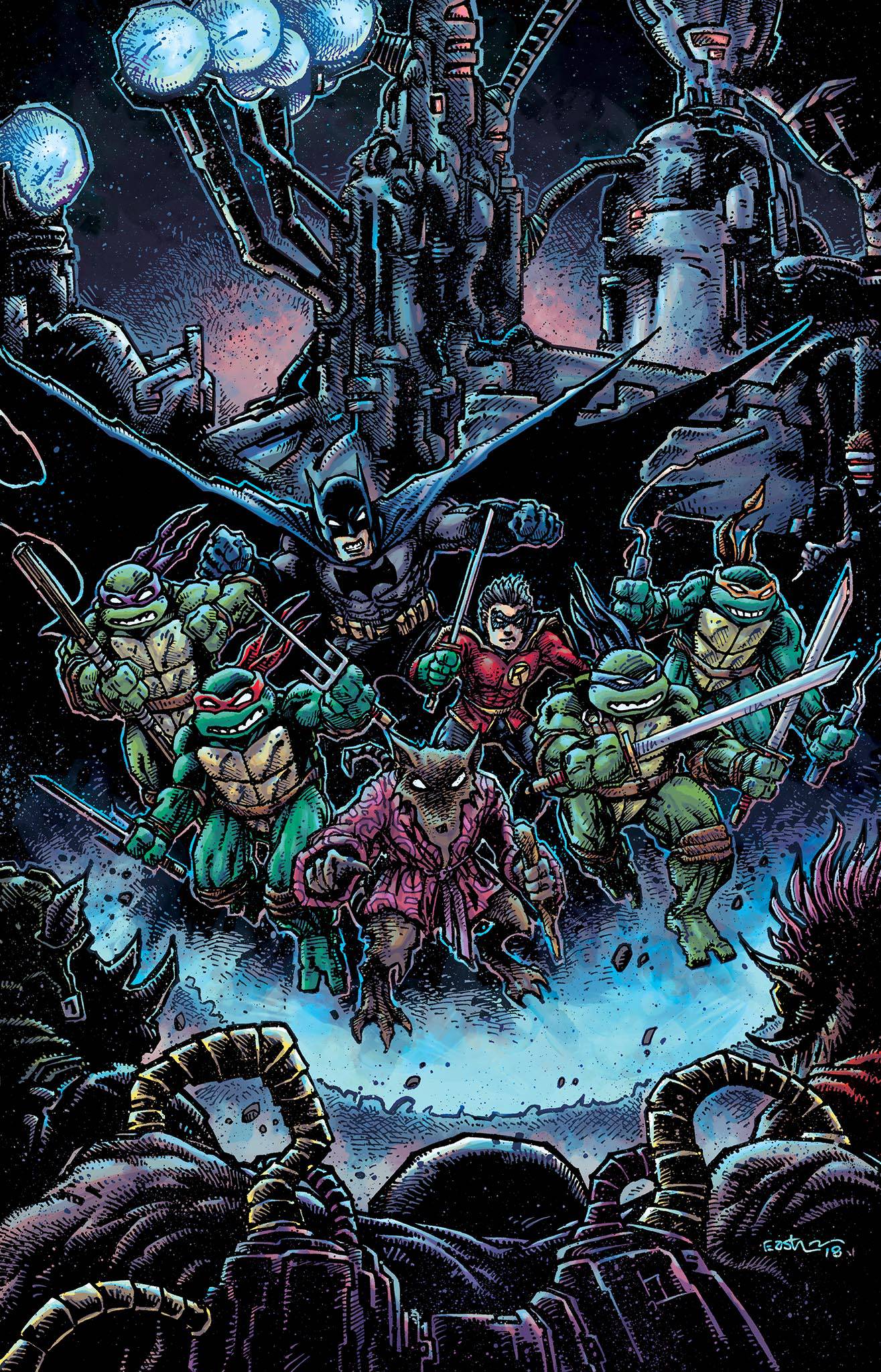 Batman Teenage Mutant Ninja Turtles II #4 Variant Edition (Of 6)