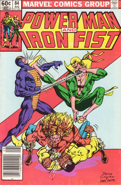 Power Man And Iron Fist #84 [Newsstand]-Good (1.8 – 3) 2nd Cover And Fourth Appearance of Sabretooth