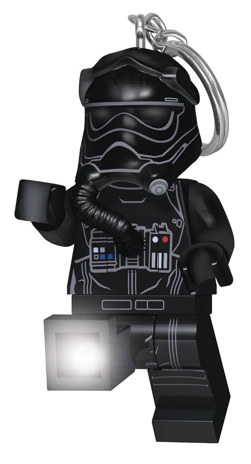 Lego Star Wars 1st Order Tie Pilot Keychain Led Lite