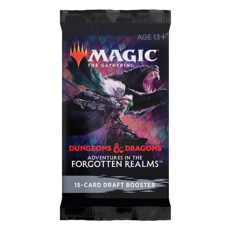 Magic The Gathering: Dungeons & Dragons Adventures In The Forgotten Realms Draft Booster Pack