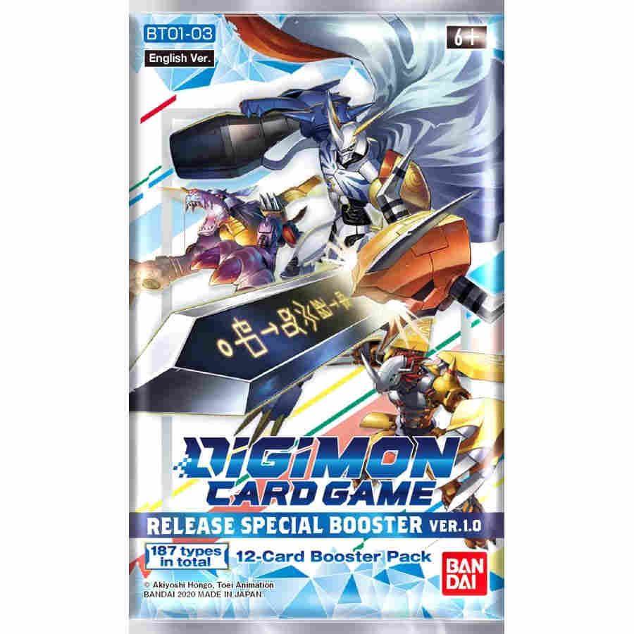 Digimon TCG Release Special Booster Pack Ver 1.0 [Bt01-03]