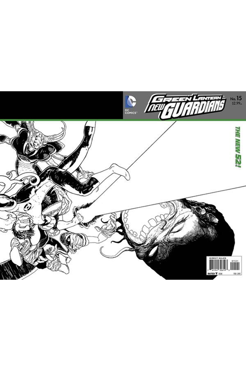 Green Lantern New Guardians #15 1 for 25 Incentive Aaron Kuder (2011)