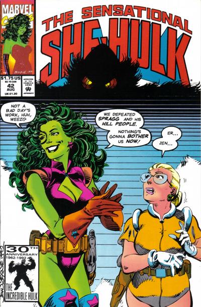 The Sensational She-Hulk #42-Very Fine