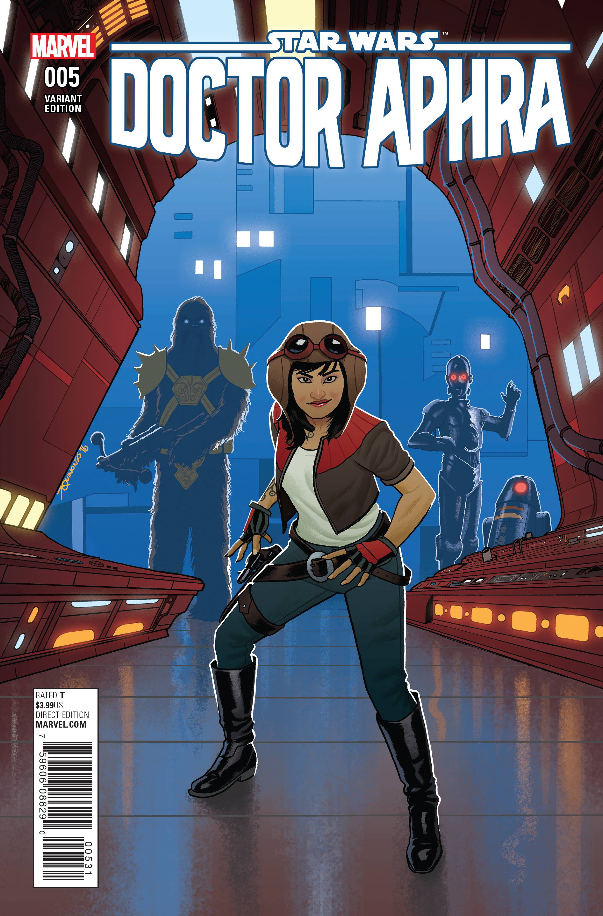 Star Wars: Doctor Aphra #5 Quinones Variant (2016)