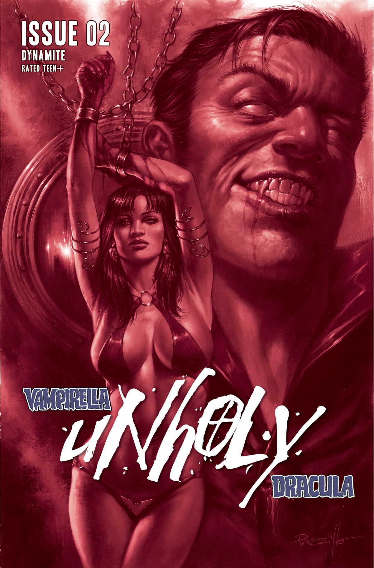 Vampirella Dracula Unholy #2 Cover F 1 for 10 Incentive Parrillo Tint
