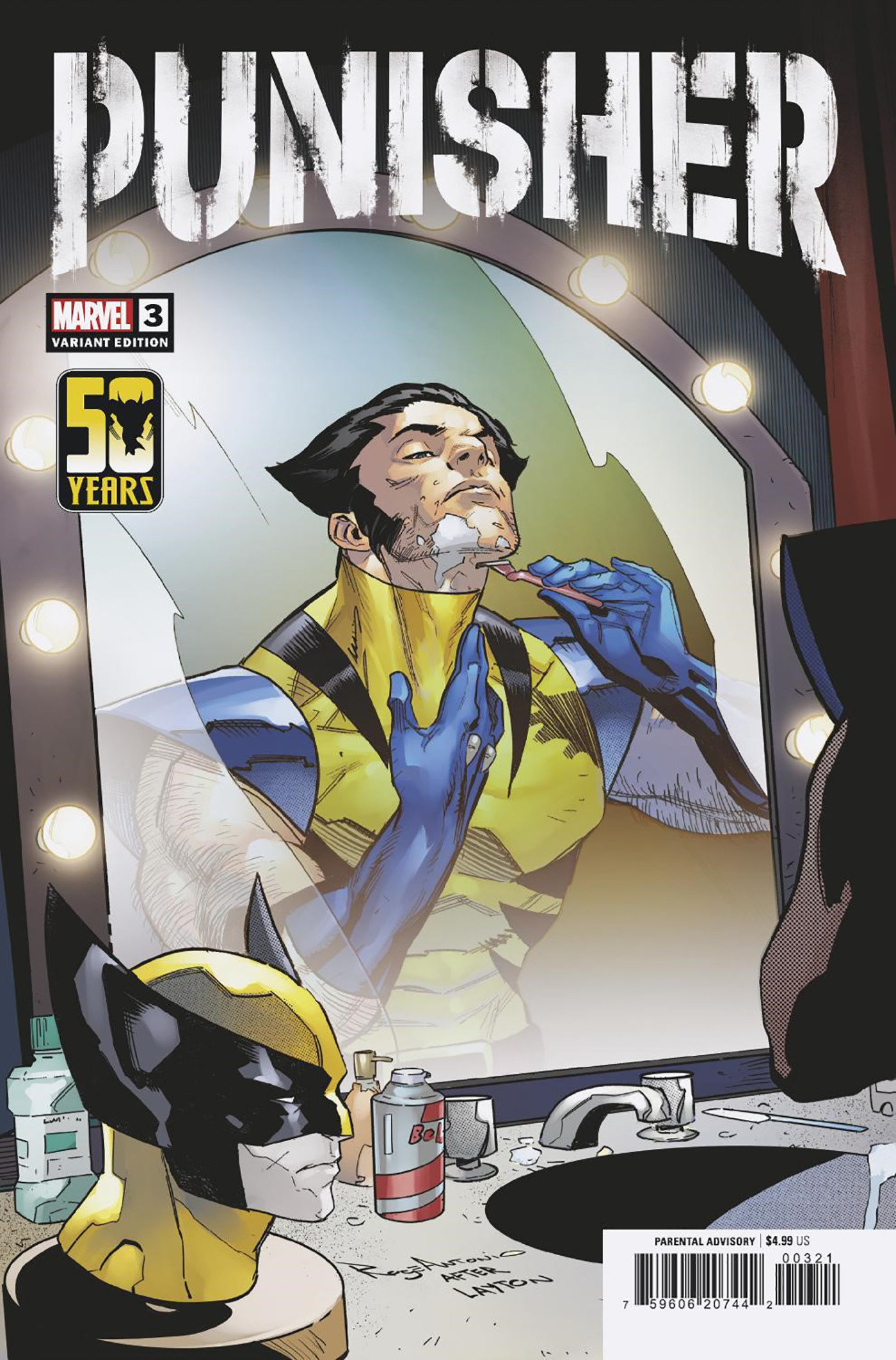 Punisher #3 Roge Antonio Wolverine Wolverine Wolverine Variant