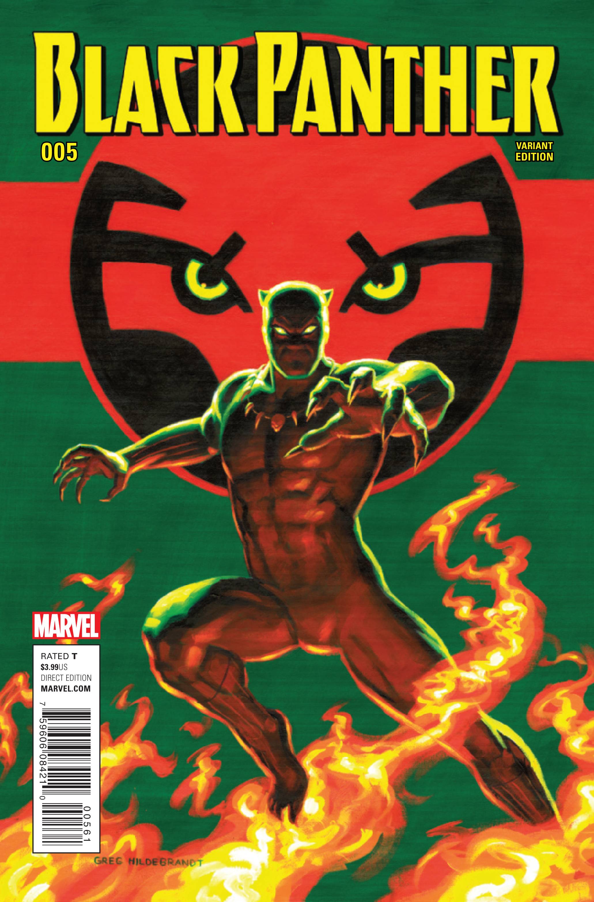 Black Panther #5 (Hildebrandt Classic Variant) (2016)