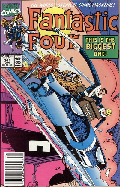 Fantastic Four #341 [Newsstand]-Fine (5.5 – 7)