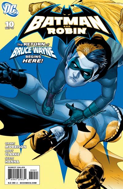 Batman And Robin #10 [Andy Clarke Cover] - Fn/Vf