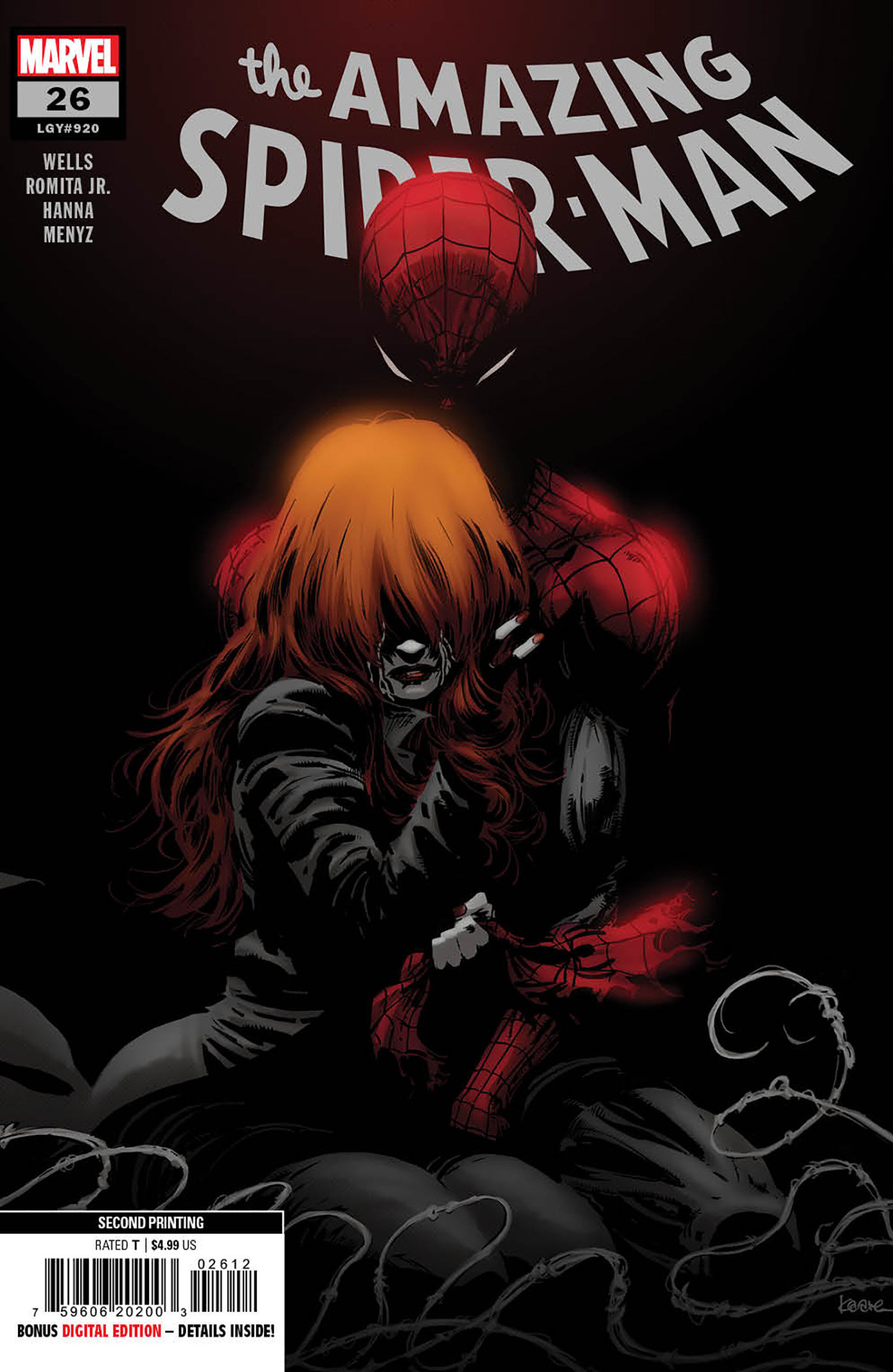 Amazing Spider-Man #26 2nd Printing Kaare Andrews Variant