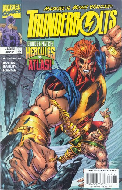 Thunderbolts #22 [Direct Edition]-Very Fine (7.5 – 9)