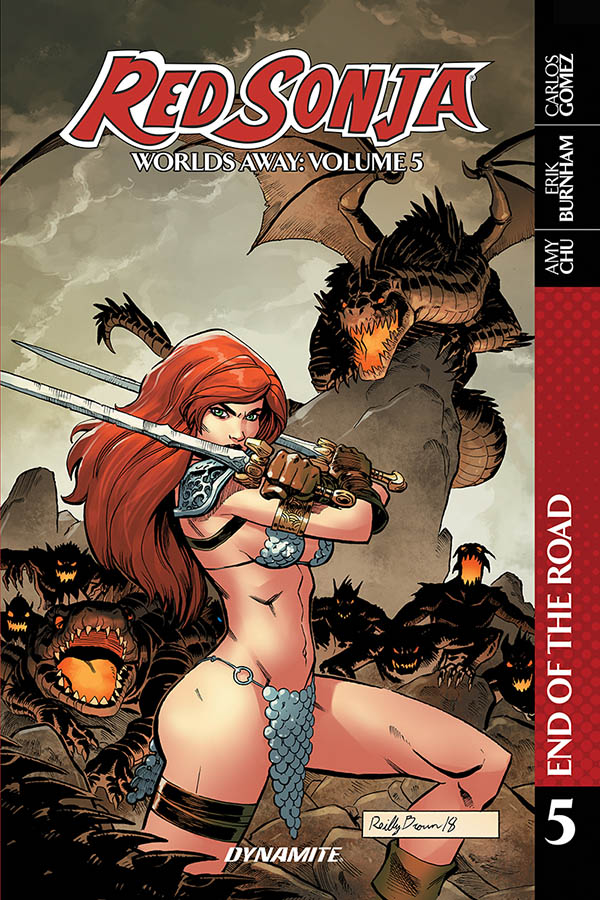 Red Sonja Worlds Away Graphic Novel Volume 5 End of Road