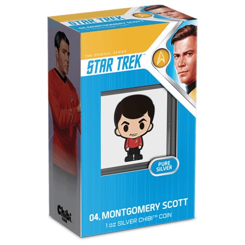 Star Trek – Montgomery Scott 1Oz Silver Chibi Coin