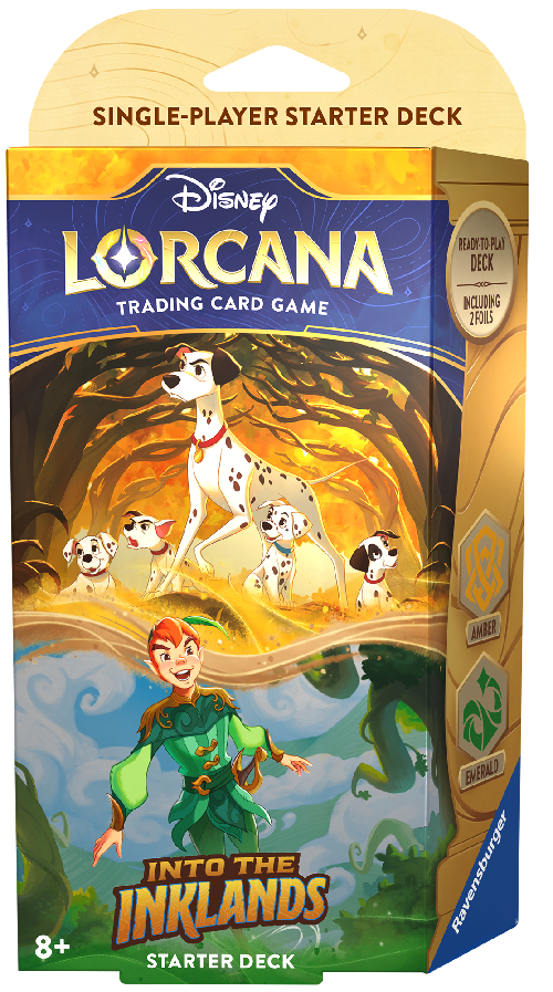 Lorcana Into The Inklands Emerald/Amber Starter Deck