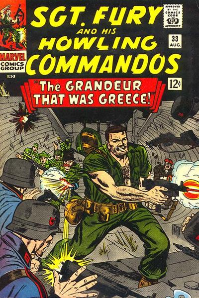 Sgt. Fury #33 (1963)-Fine (5.5 – 7)