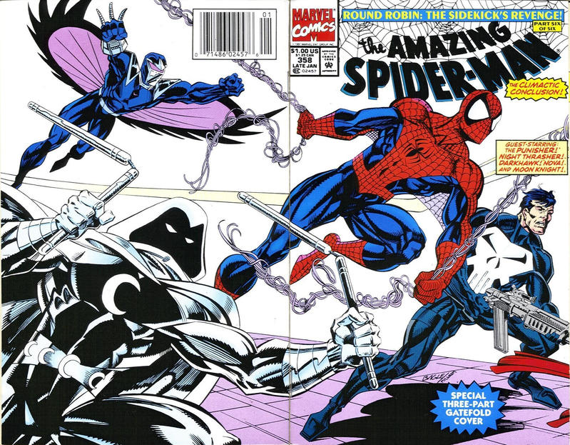 The Amazing Spider-Man #358 [Newsstand]-Fine 