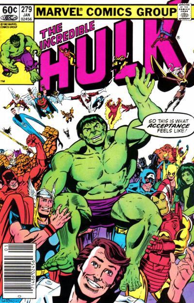 The Incredible Hulk #279 [Newsstand] - Fn/Vf