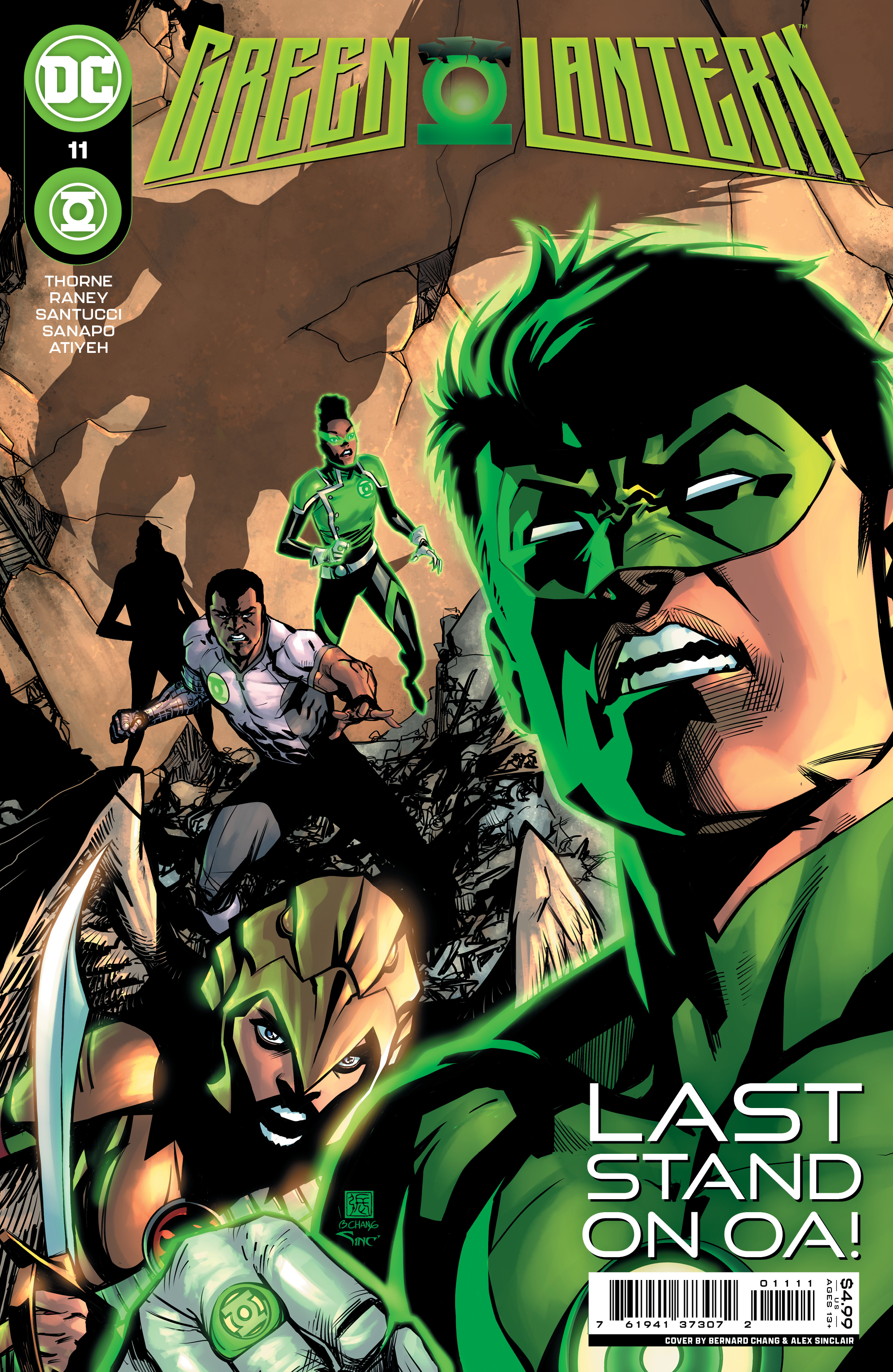 Green Lantern #11 Cover A Bernard Chang & Alex Sinclair (2021)
