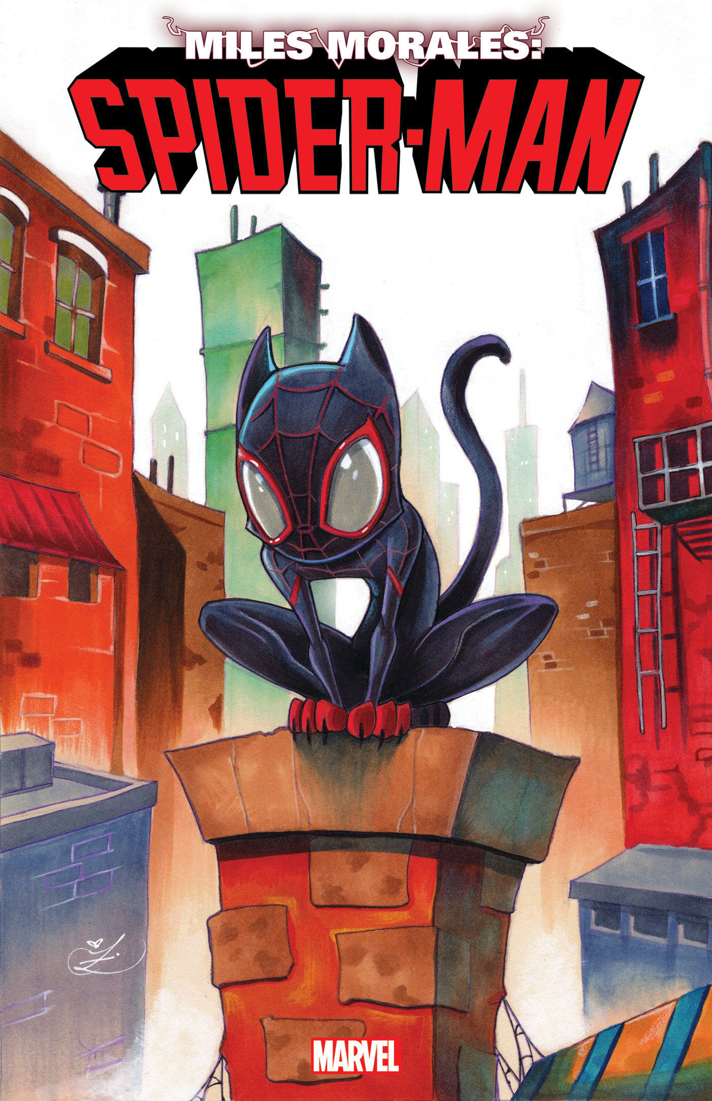 Miles Morales: Spider-Man #1 Zullo Cat Variant