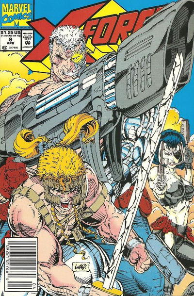 X-Force #9 [Newsstand]-Very Fine (7.5 – 9)