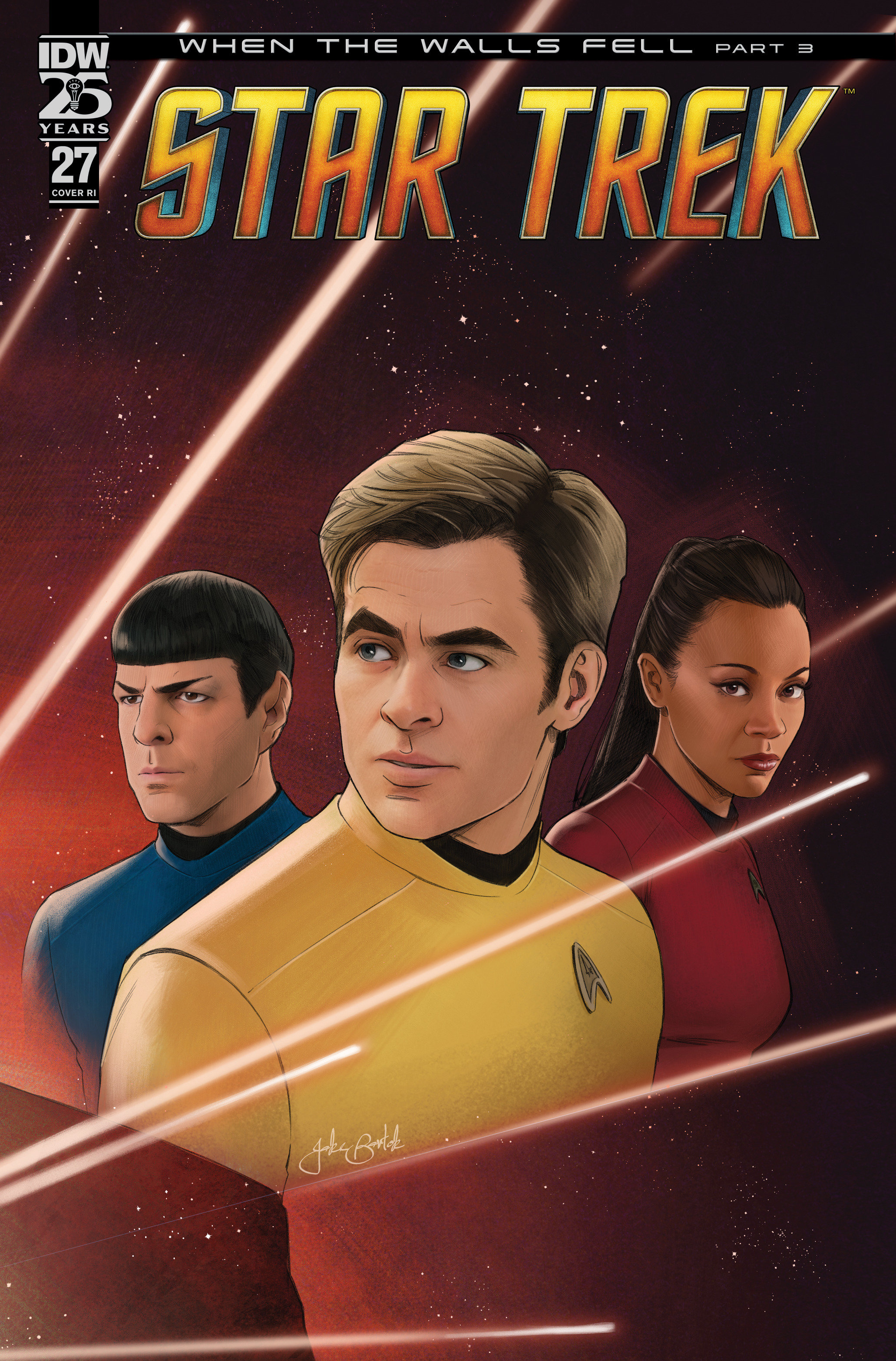 Star Trek #27 Cover Bartok 1 for 10 Variant