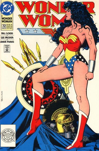 Wonder Woman #72 [Direct]-Very Fine (7.5 – 9) Iconic Cover Art By Brian Bolland