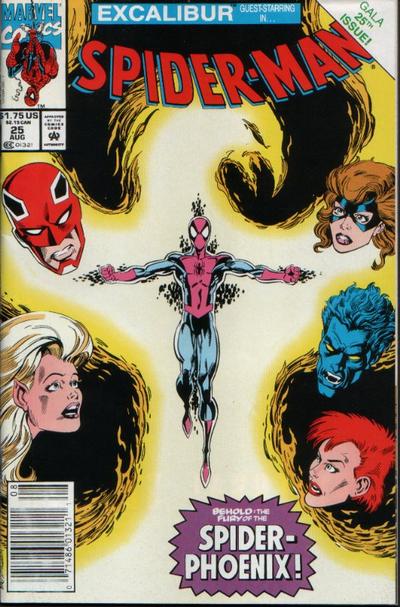 Spider-Man #25 (1990) [Newsstand]-Near Mint (9.2 - 9.8)