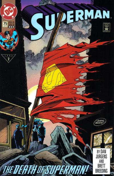 Superman #75 [Third Printing]-Fine (5.5 – 7)