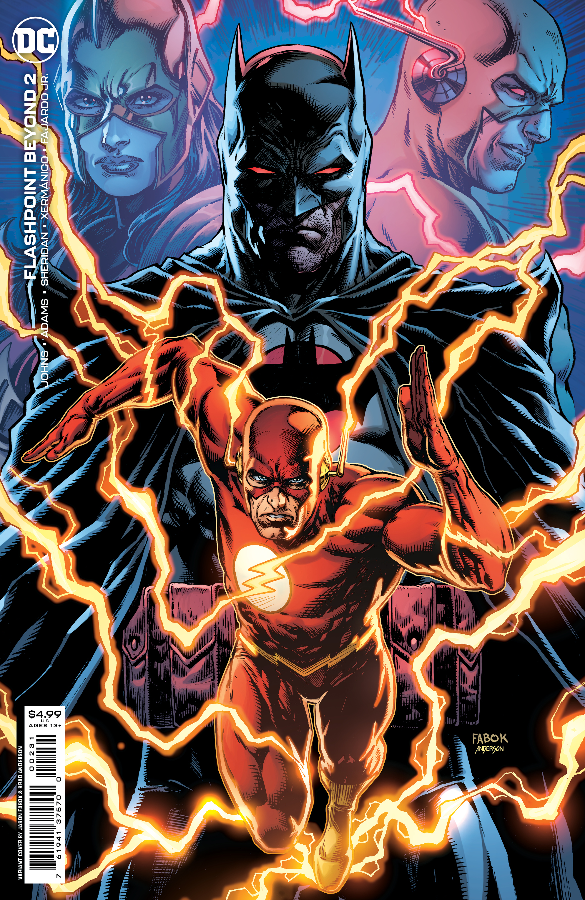 Flashpoint Beyond #2 Cover C Incentive 1 For 25 Jason Fabok Card Stock Variant (Of 6)