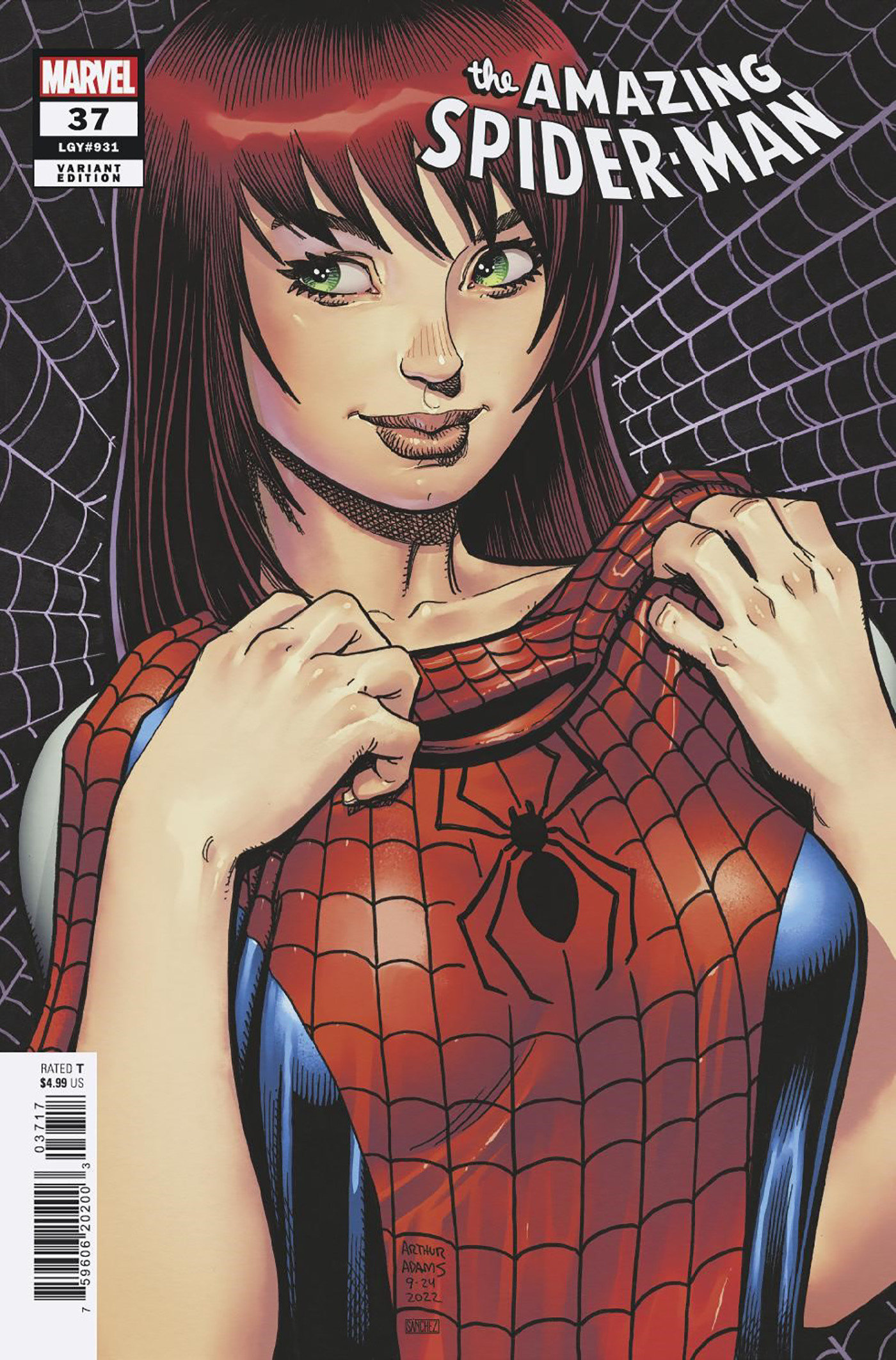 Amazing Spider-Man #37 Arthur Adams Variant (Gang War) 1 for 25 Incentive