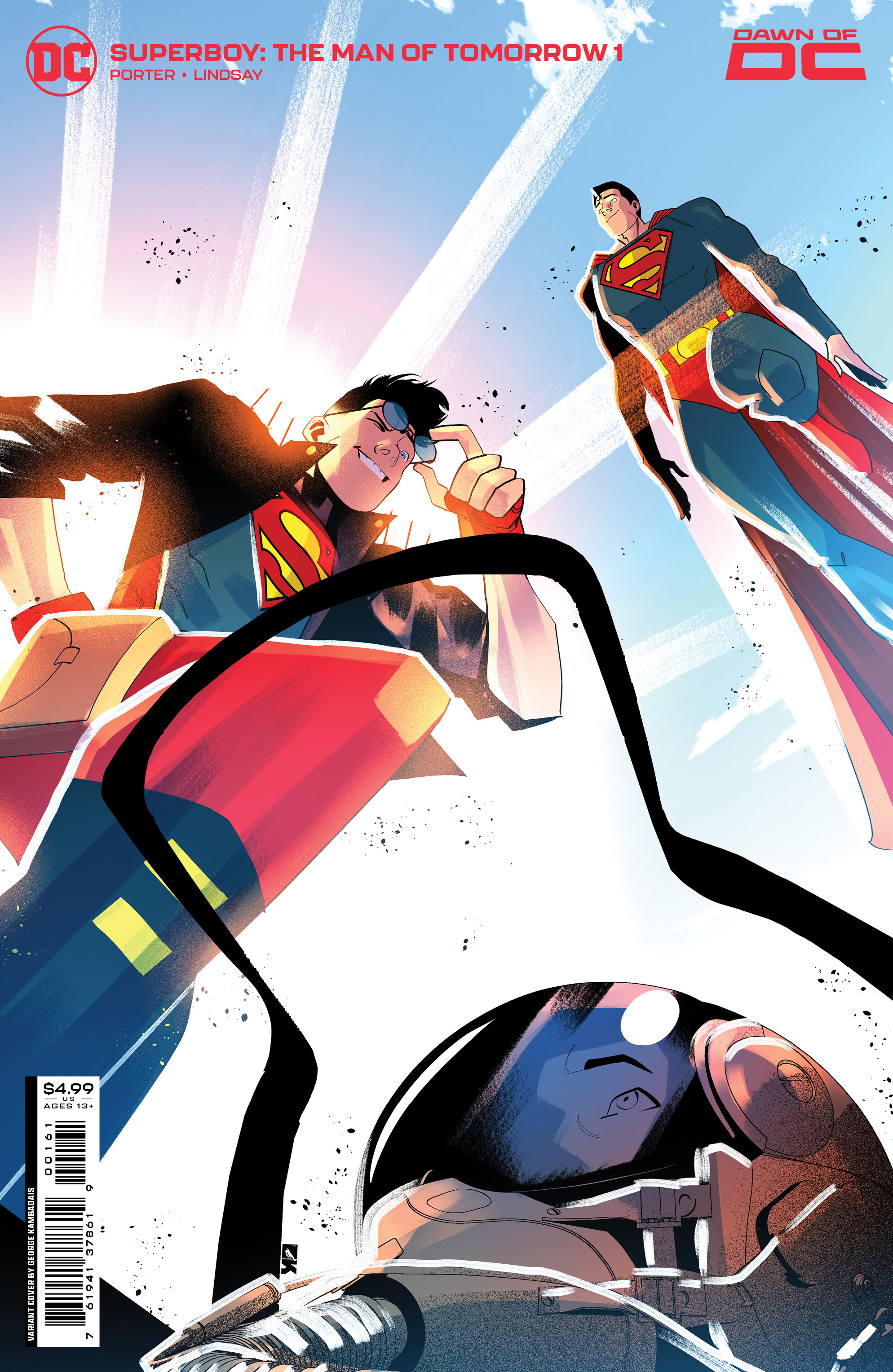 Superboy The Man of Tomorrow #1 Cover C George Kambadais Superman Card Stock Variant (Of 6)